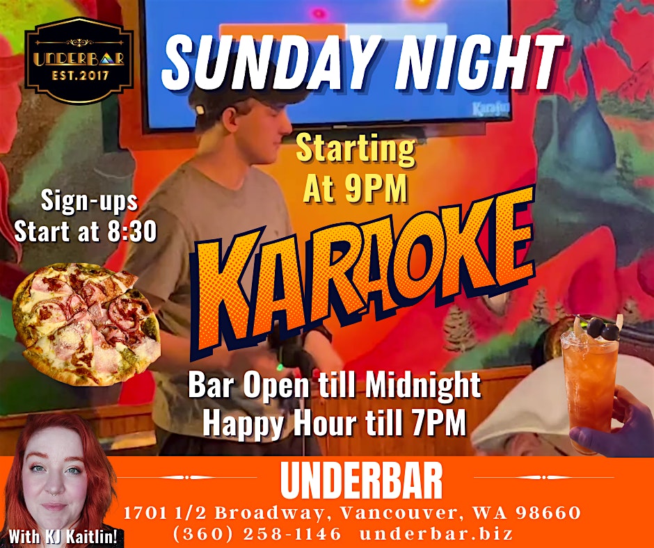 Sunday Night Karaoke At UnderBar