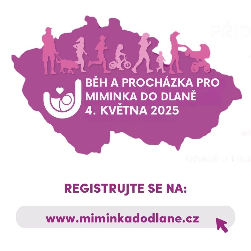 Běh a procházka pro MIMINKA DO DLANĚ 2025