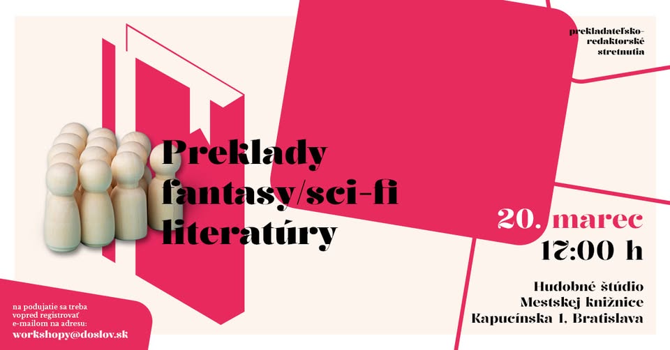 Komunitné stretnutie: preklady fantasy a sci-fi literatúry