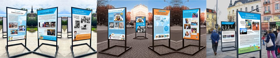 Výstava "UNICEF v Česku, Česko v UNICEF"