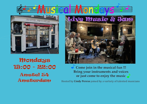 Musical Mondays @ Amstel 54 Cafe