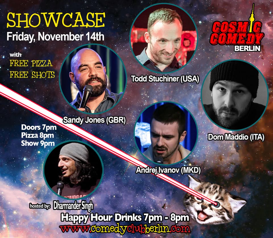 Cosmic Comedy Berlin SHOWCASE FRIDAY