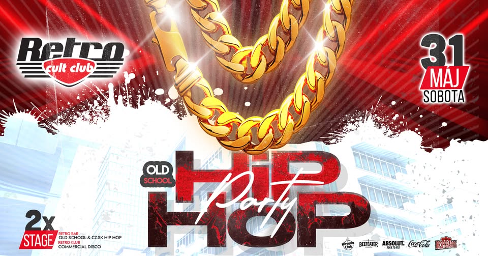 📢 HIP HOP Párty 🔈 31.05.2025 🎧 RETRO Cult Club