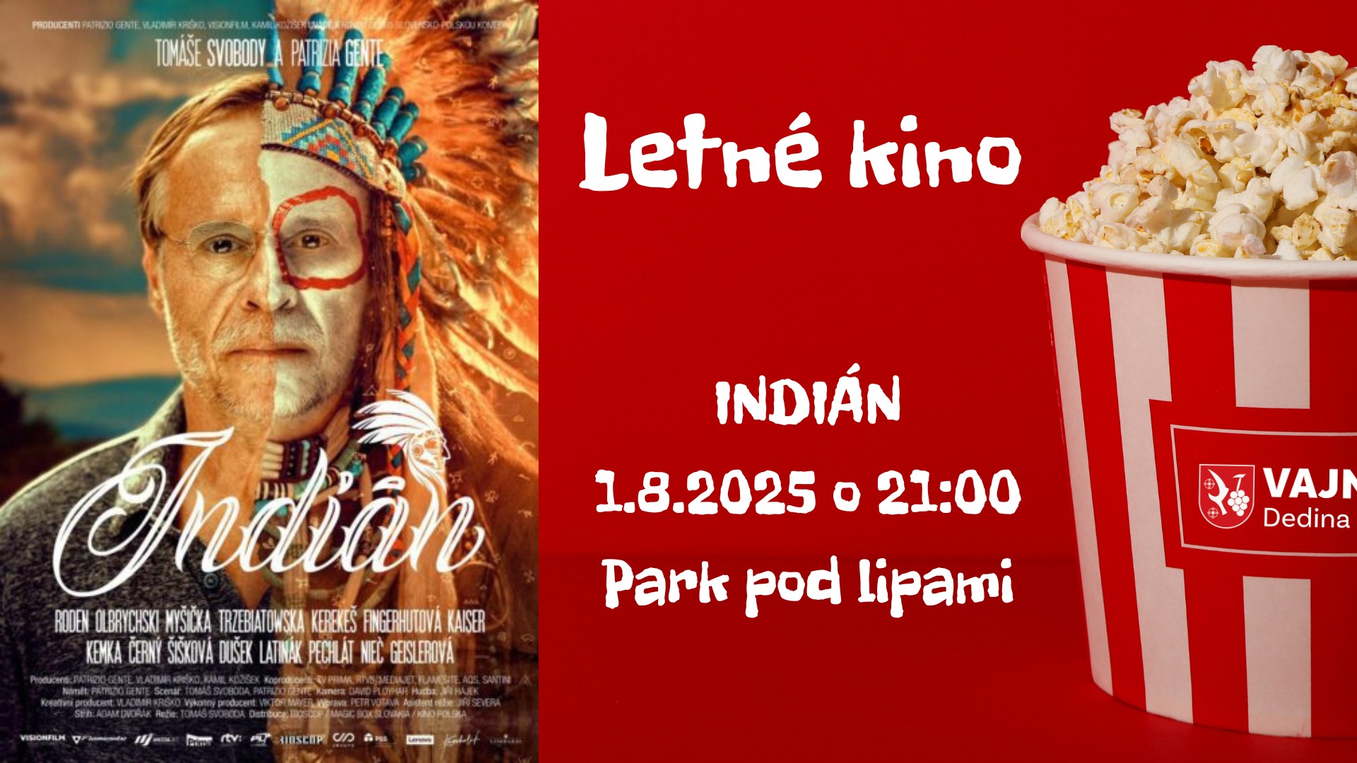 Letné kino - INDIÁN