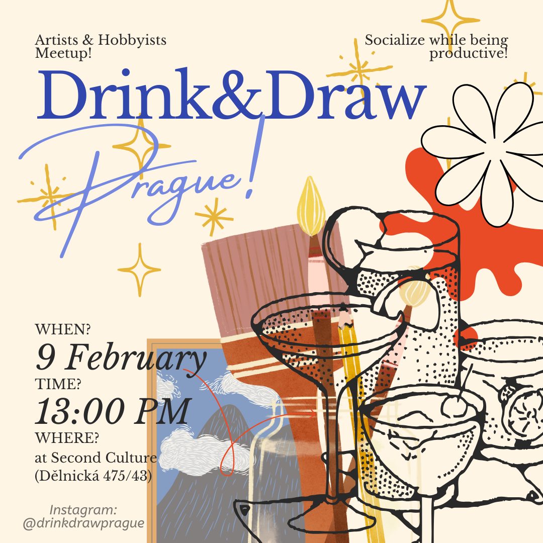 Drink&Draw: Prague! - Weekly artists/hobbyists meetup!