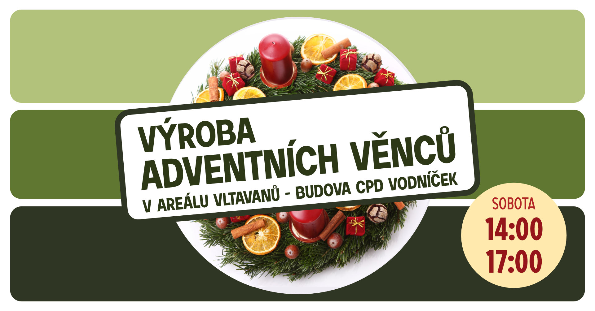Výroba adventních věnců AV | sobota