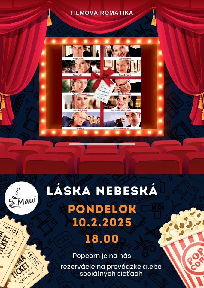 Filmová romantika – Láska nebeská – Caffee Maui