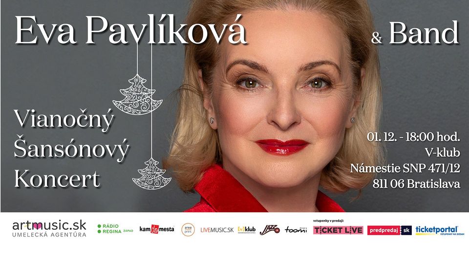 Eva Pavlíková & Band – Vianočný šansónový koncert