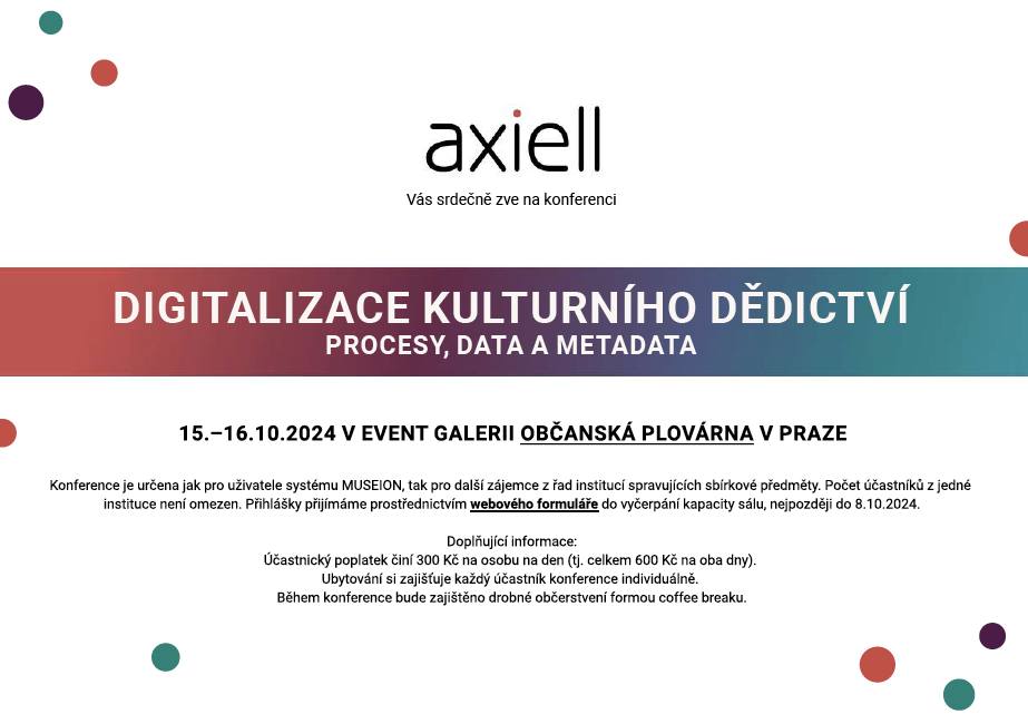 Konference Digitalizace kulturního dědictví