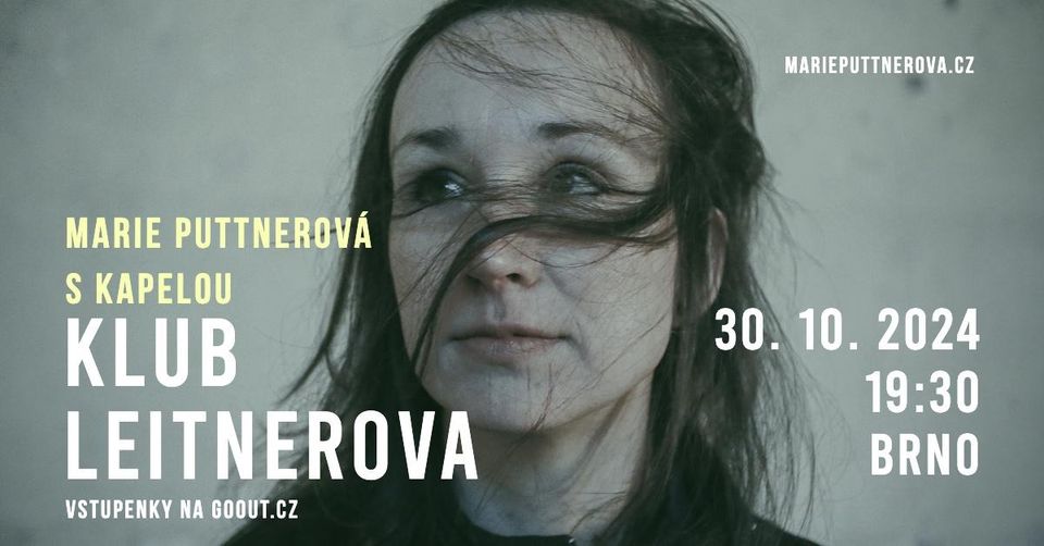Marie Puttnerová s kapelou 30. října v Klubu Leitnerova
