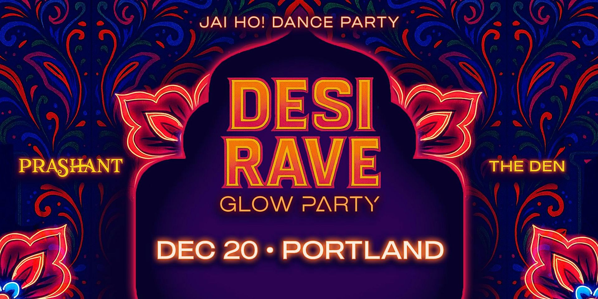 DESI RAVE - Bollywood GLOW Party - DJ Prashant | Portland