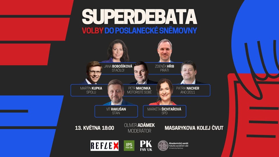 Superdebata: volby do Poslanecké sněmovny