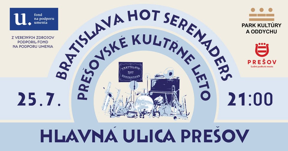 Bratislava Hot Serenaders @Prešovské kultúrne leto