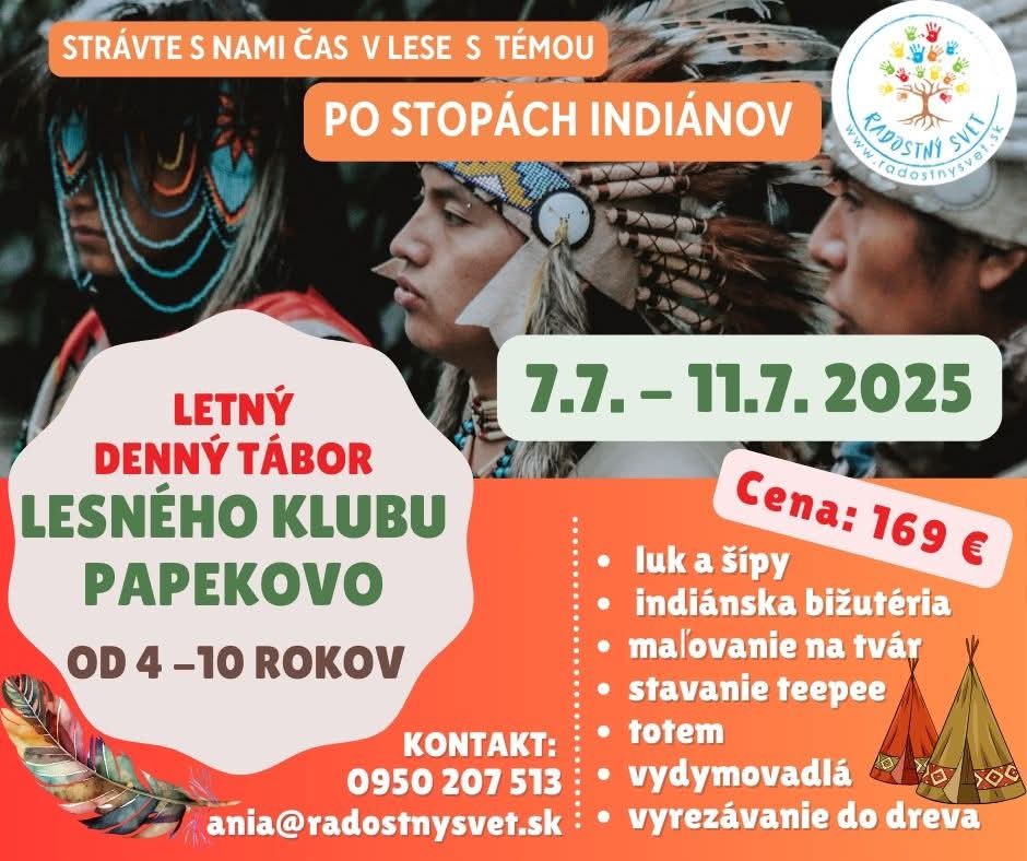 Letný denný tábor lesného klubu Papekovo