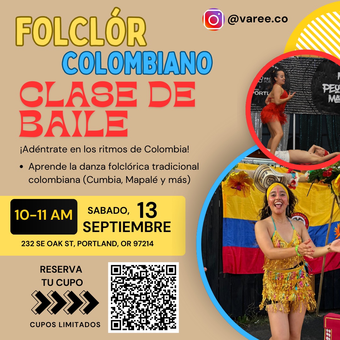 🇨🇴Clase de Danza Folclórica Colombiana – Mapalé 💃🏽🕺🏽