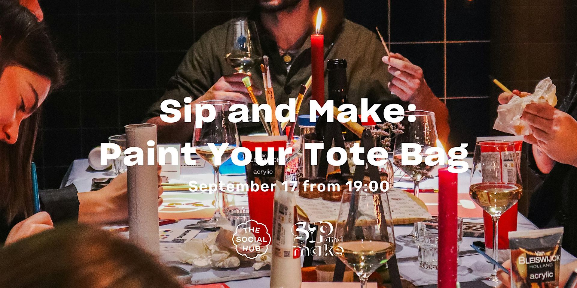 Sip and Make: Paint Your Tote Bag