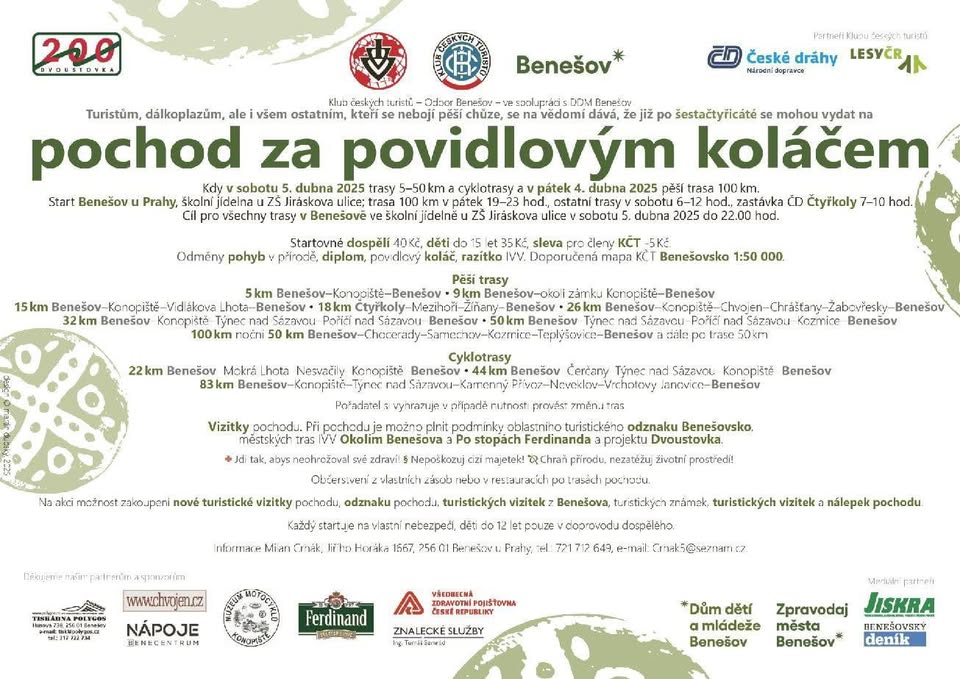 Pochod za povidlovým koláčem a vychlazenym 🍺🍺. 18km
