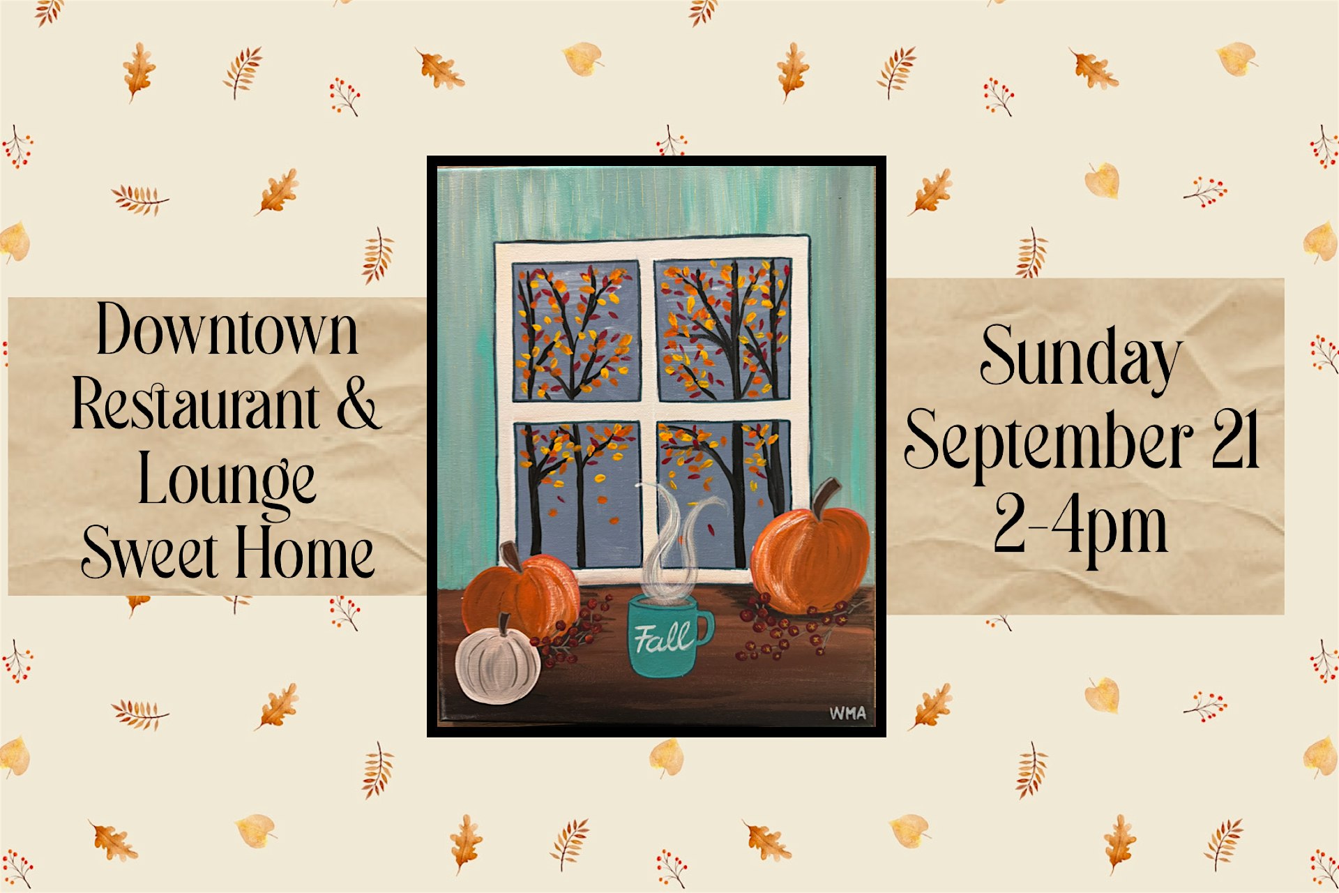 September Paint Class at Downtown Restaurant & Lounge in Sweet Home