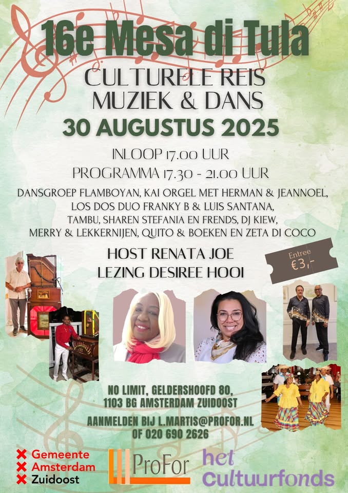 Mesa di Tula thema muziek en dans 30 augustus 2025