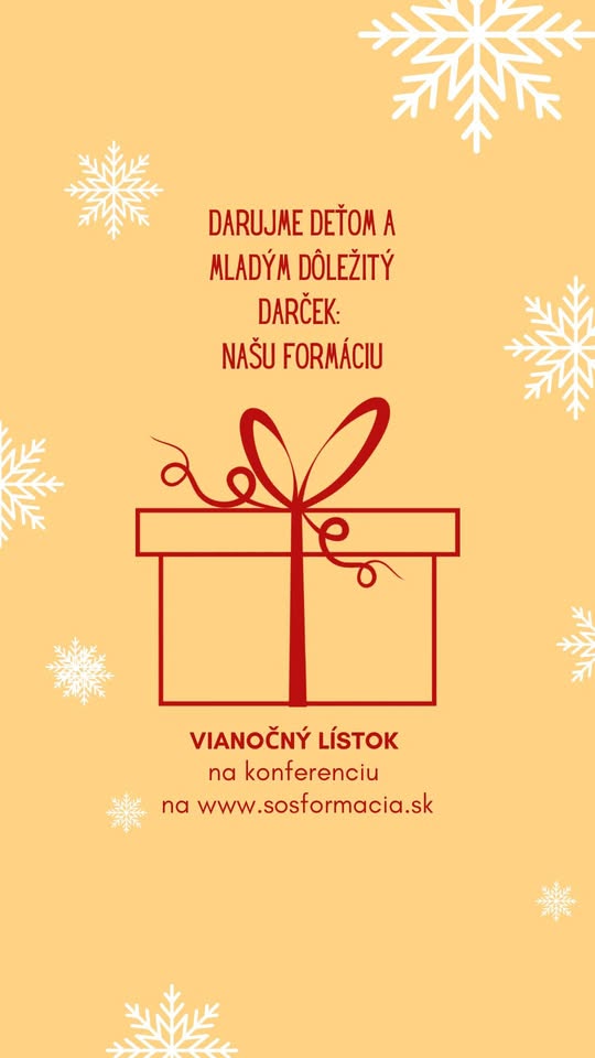 Konferencie: SOS formácia: naučme naše deti byť silnejšími