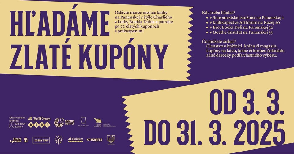 Hľadáme Zlaté kupóny!