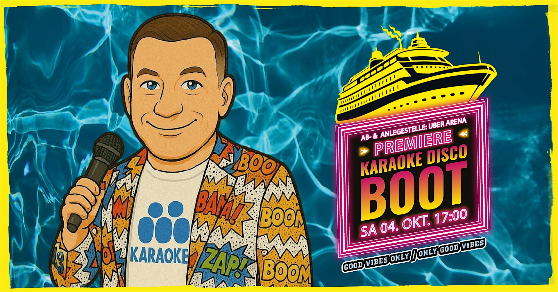 ⚓️ Karaoke Disco Boot ⚓️ Singen und Tanzen⚓️