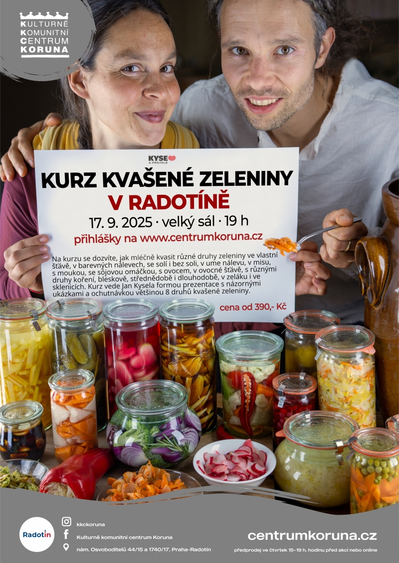 Kurz kvašené zeleniny v Radotíně