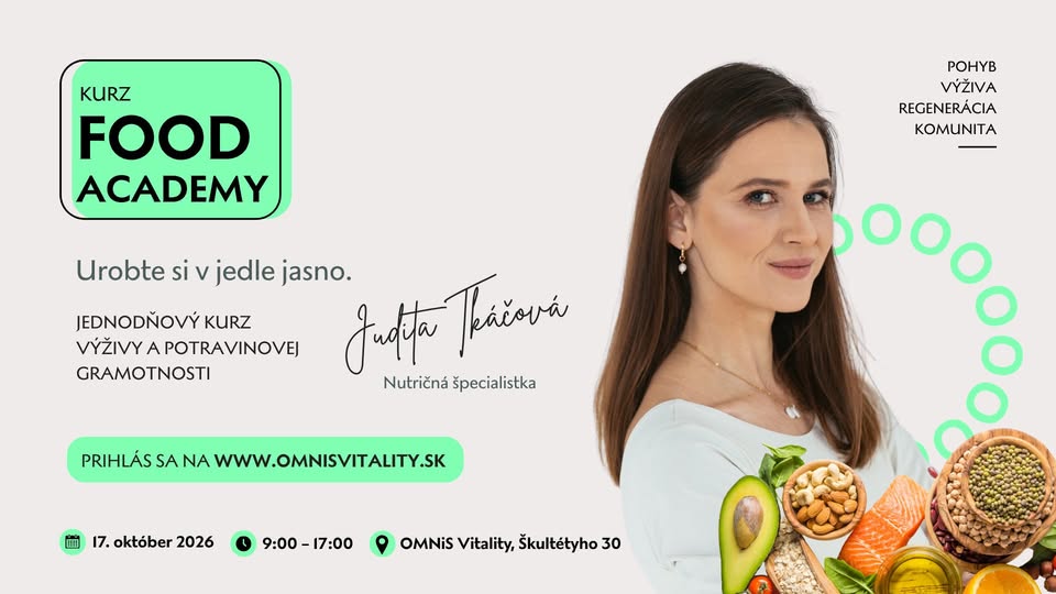 Food Academy - jednodňová škola nutričnej a potravinovej gramotnosti