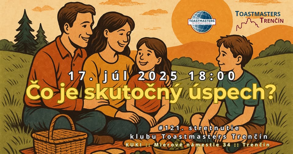 #121. stretnutie klubu Toastmasters Trenčín