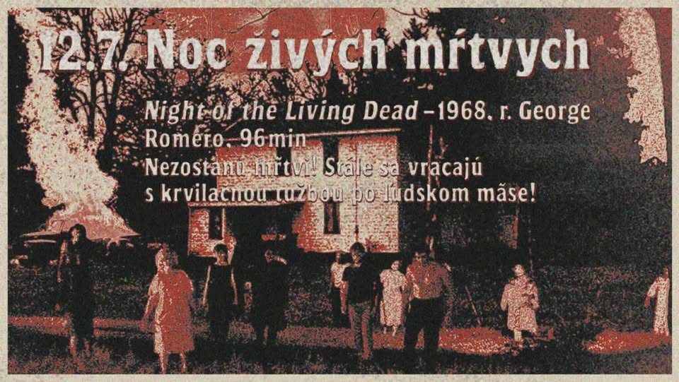 WHS Letné kino: Noc oživlých mŕtvol (r.1968)