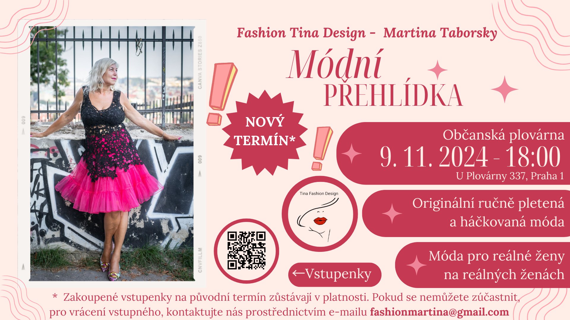 Módní přehlídka Fashion Tina Design - Martina Taborsky