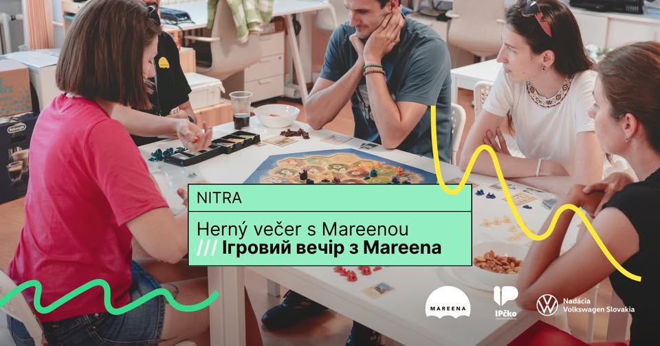 NITRA 🟢 Herný večer s Mareenou 🎲 Ігри вечір з Маріною