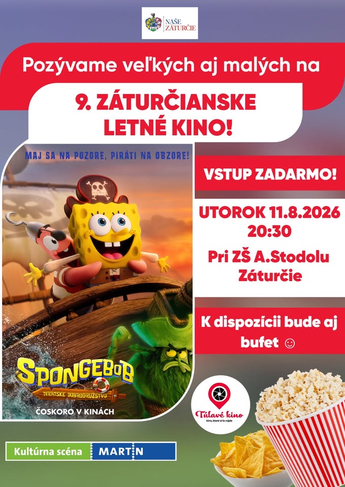 9. Záturčianske letné kino 🌞📽