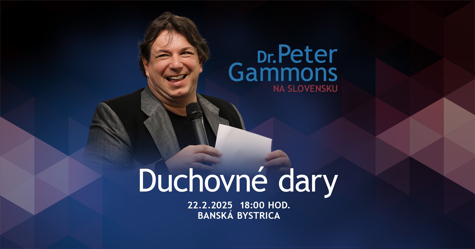PETER GAMMONS v Banskej Bystrici
