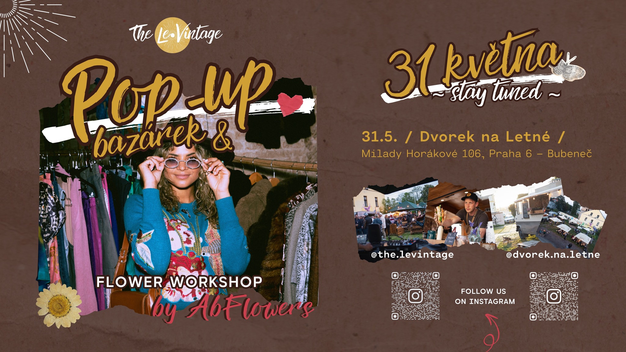 The Le•Vintage bazar & květinový workshop na Dvorku
