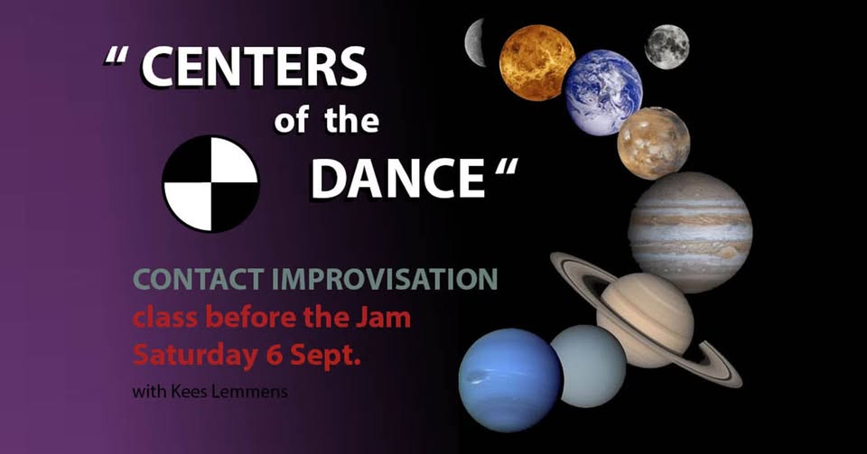 Contact Improvisation class before the weekly Saturday Amsterdam Jam