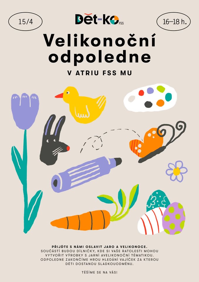 Velikonoční odpoledne v Atriu FSS MU