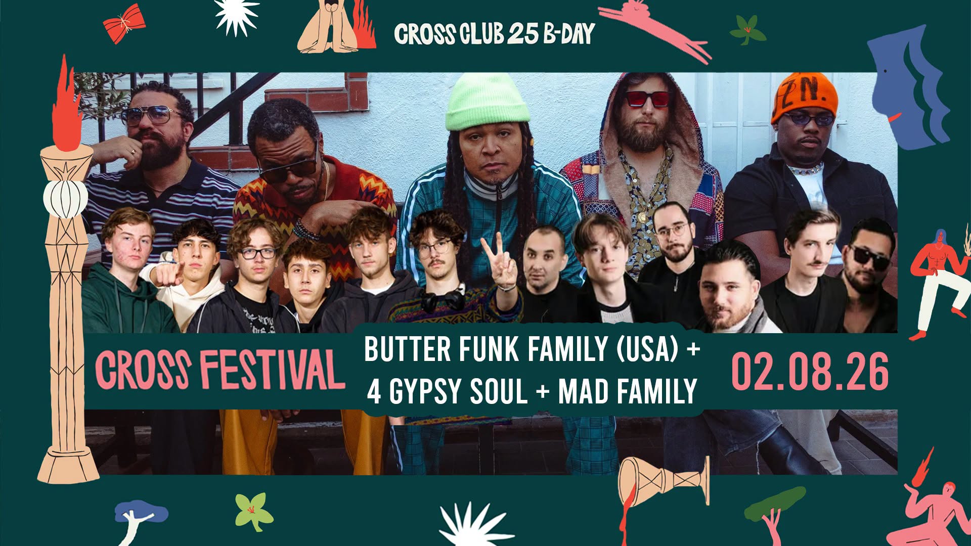 Butter Funk Family (USA) & 4 Gypsy Soul & Mad Family