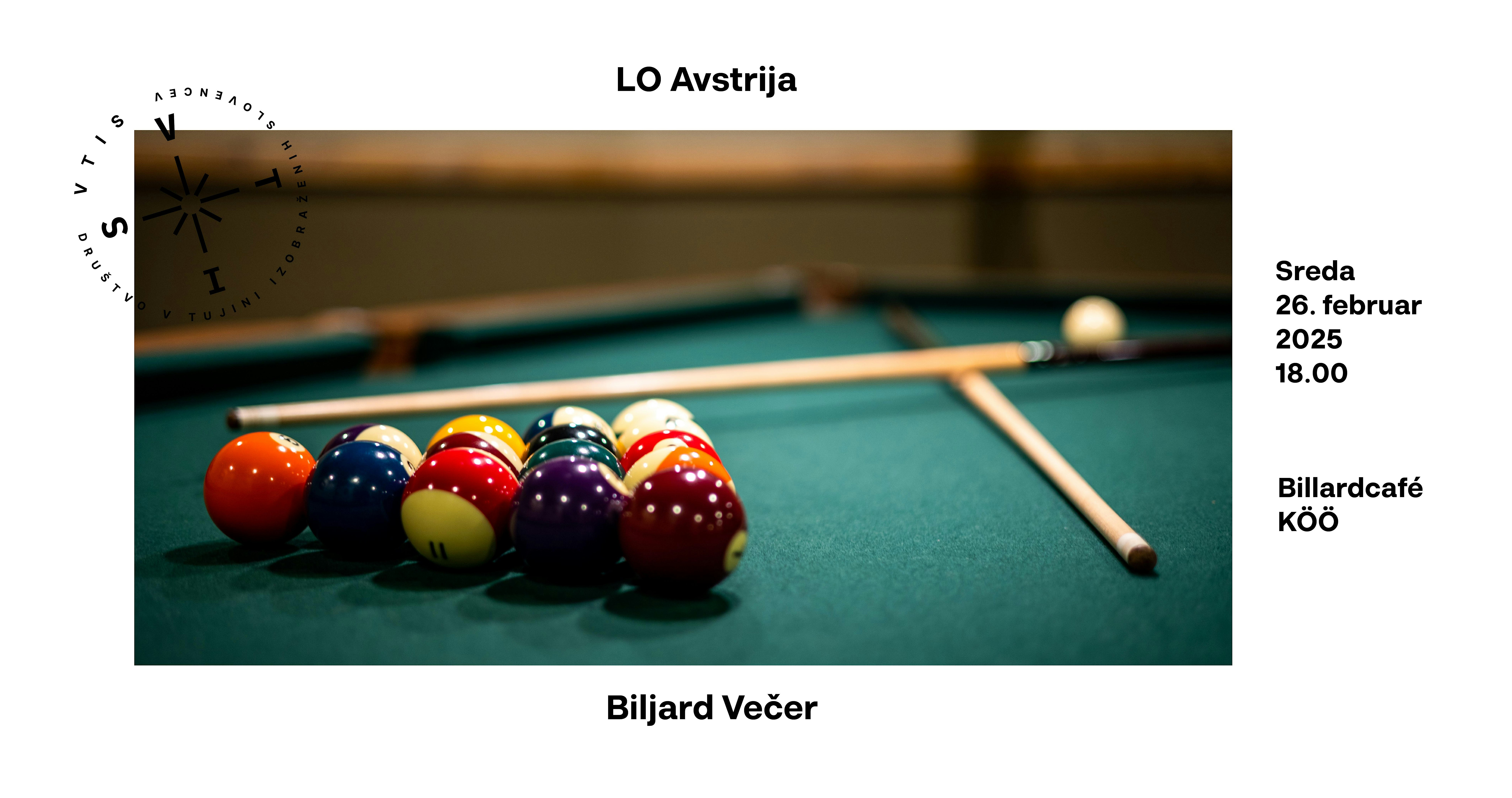 VTIS Avstrija:  Biljard večer