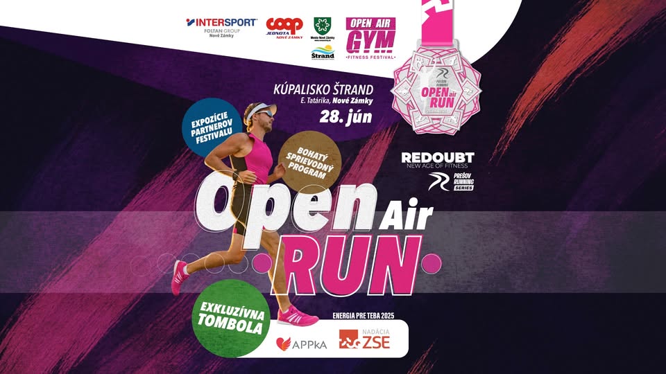 OPEN AIR RUN 2025 – Nová bežecká výzva počas festivalu!