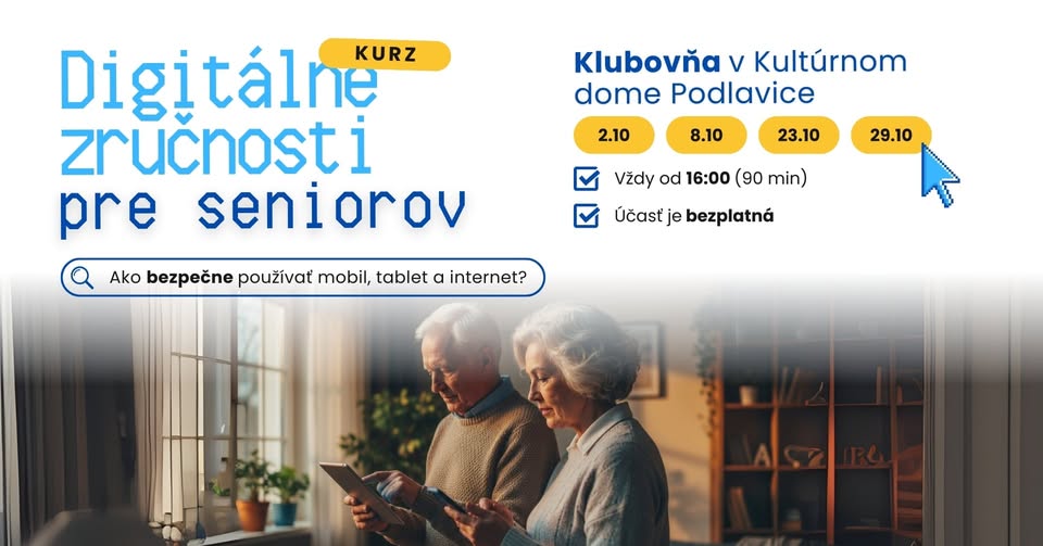 Digitálne zručnosti pre seniorov (ako nenaletieť podvodníkom)