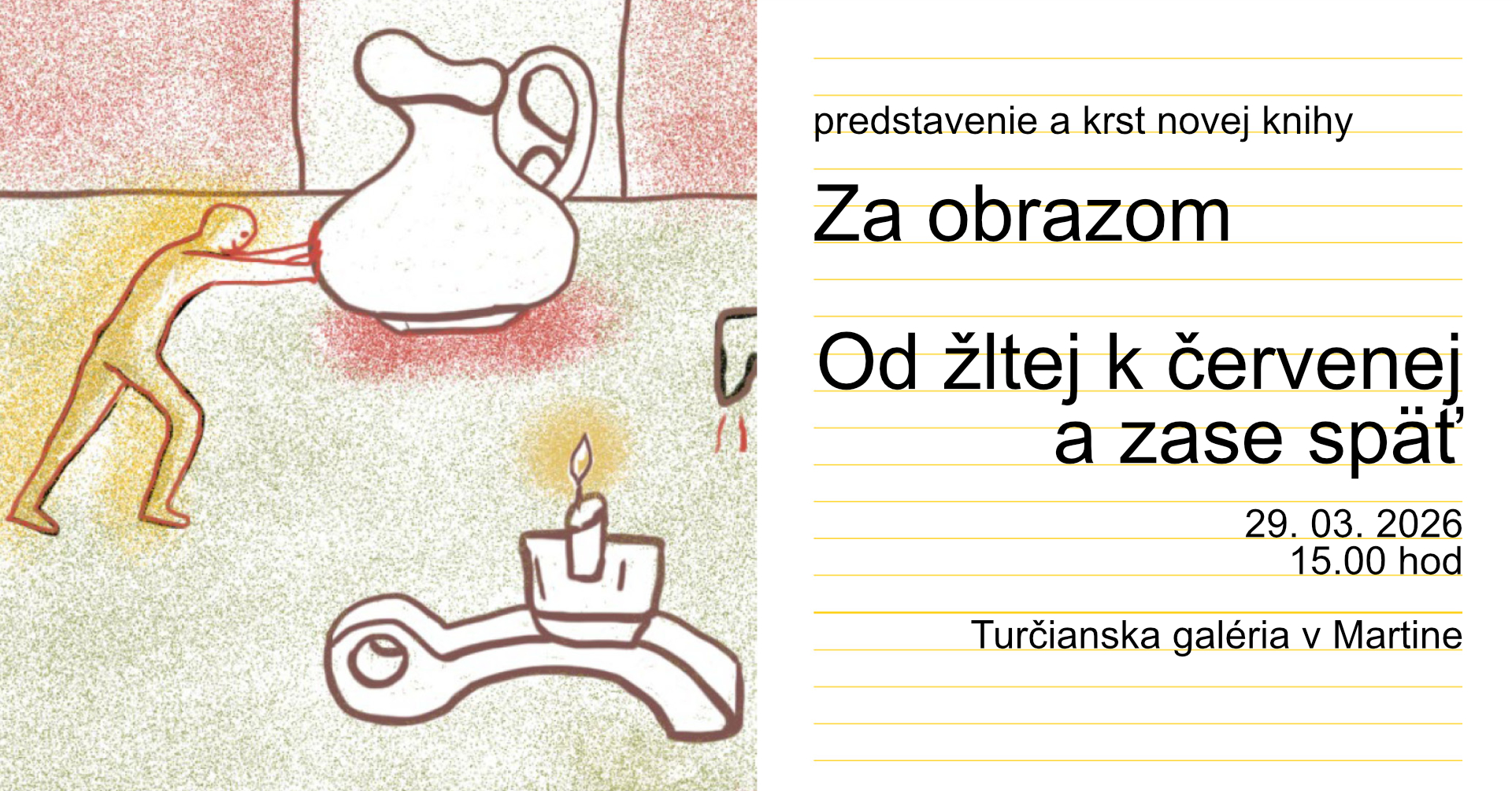 Nová kniha Za obrazom - Od žltej k červenej a zase späť