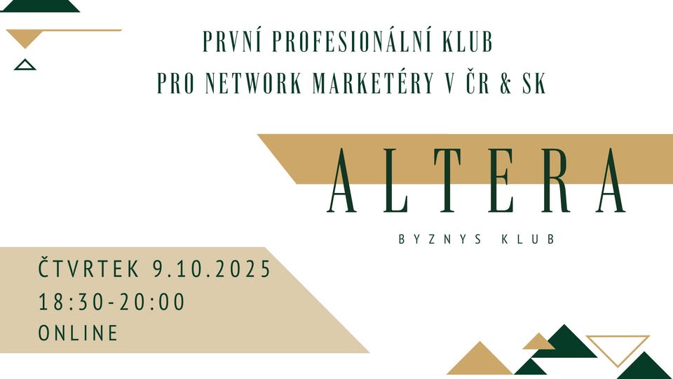 První profesionální klub pro Network marketéry v ČR & SK