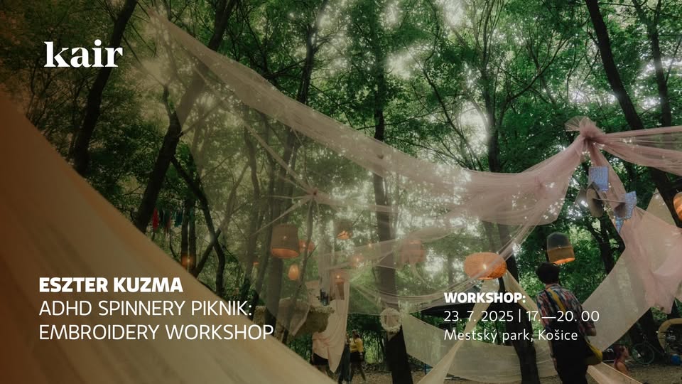 ADHD Spinnery Piknik: embroidery workshop w/ Eszter Kuzma