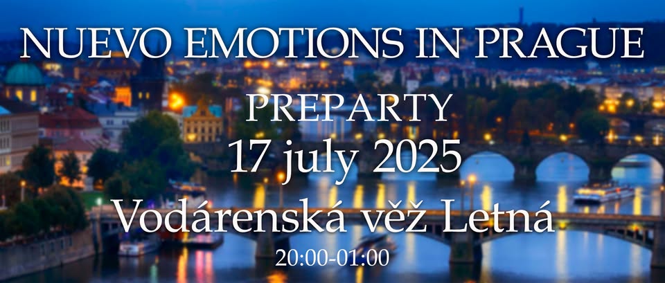 Pre Party Nuevo Emotions in Prague DJ Milan