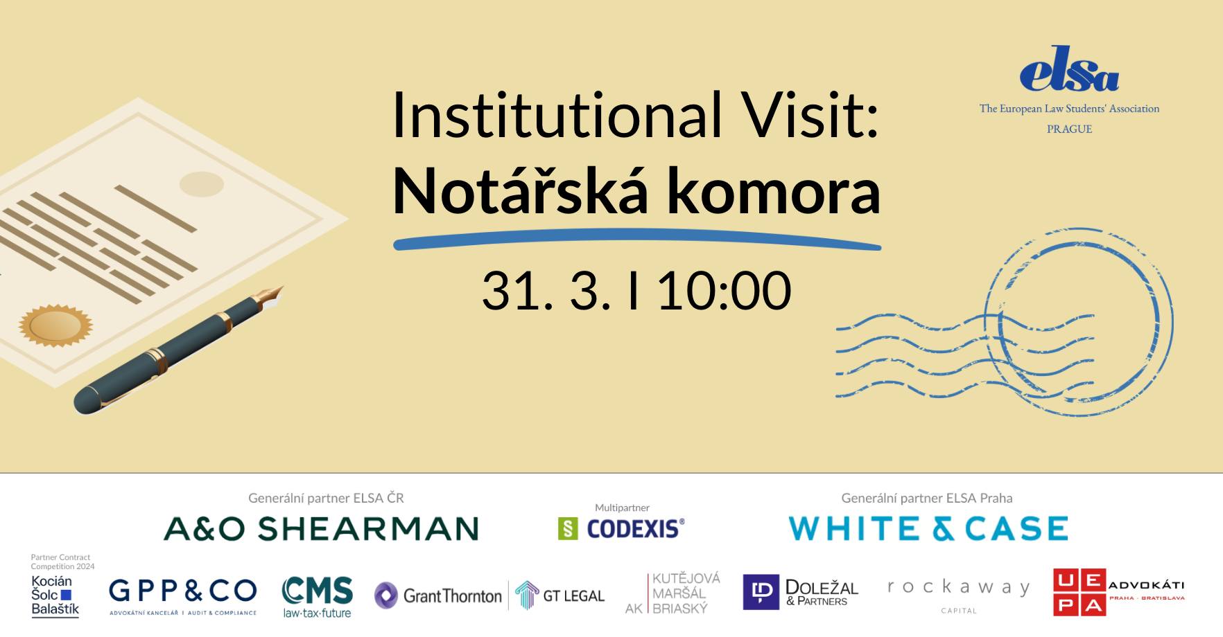 Institutional Visit: Notářská komora