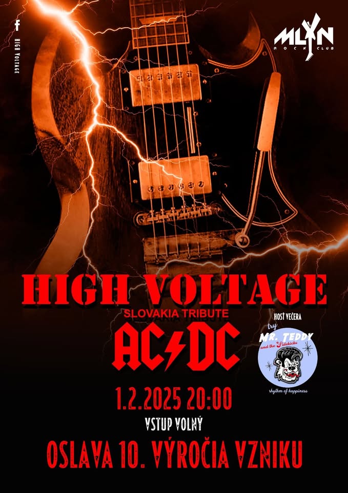 HIGH VOLTAGE AC/DC Slovakia Tribute Band v RC Mlyn