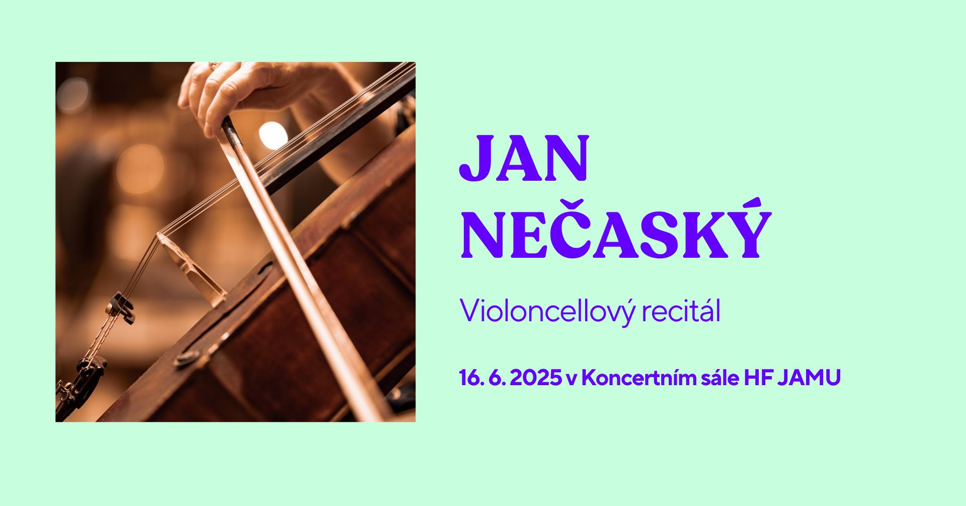 Violoncellový recitál – Jan Nečaský
