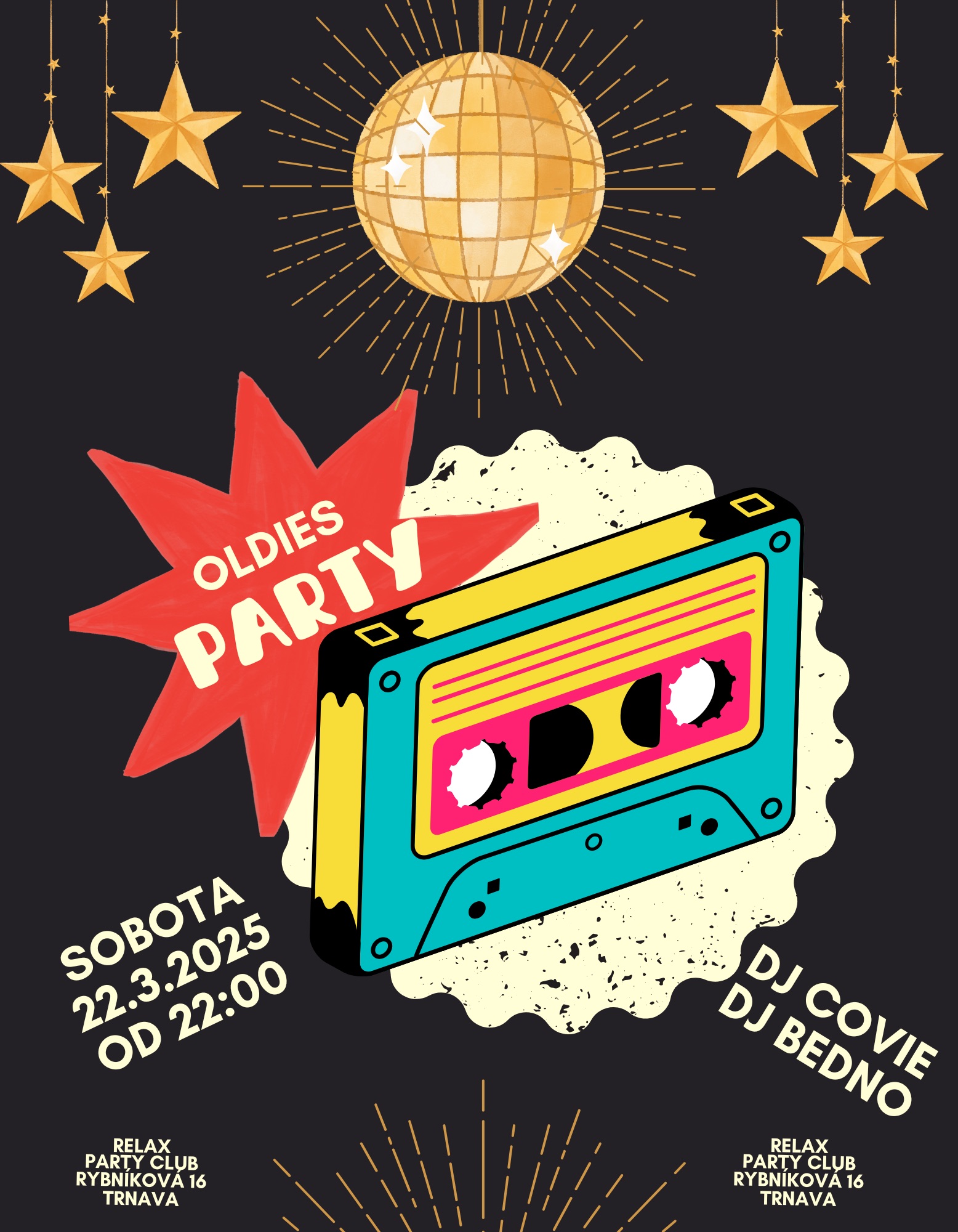 Oldies party - 22.03.2025 - RELAX TRNAVA
