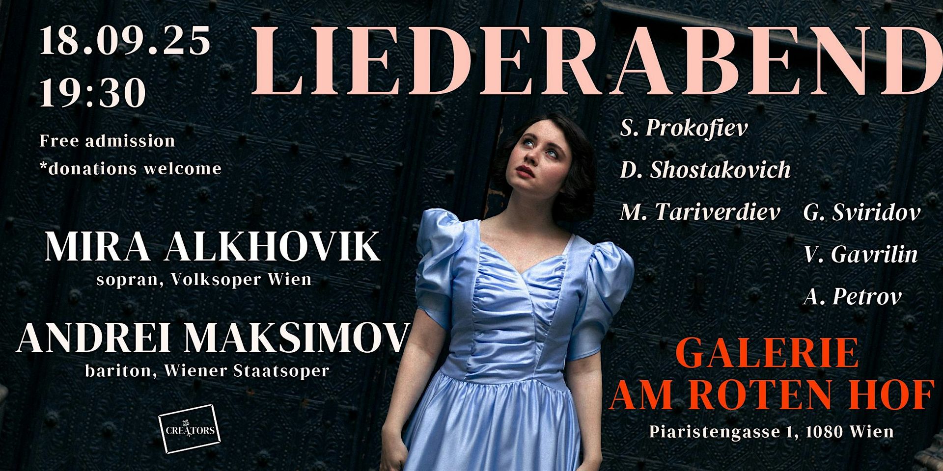 Liederabend | Mira Alkhovik & Christopher Flaskamp